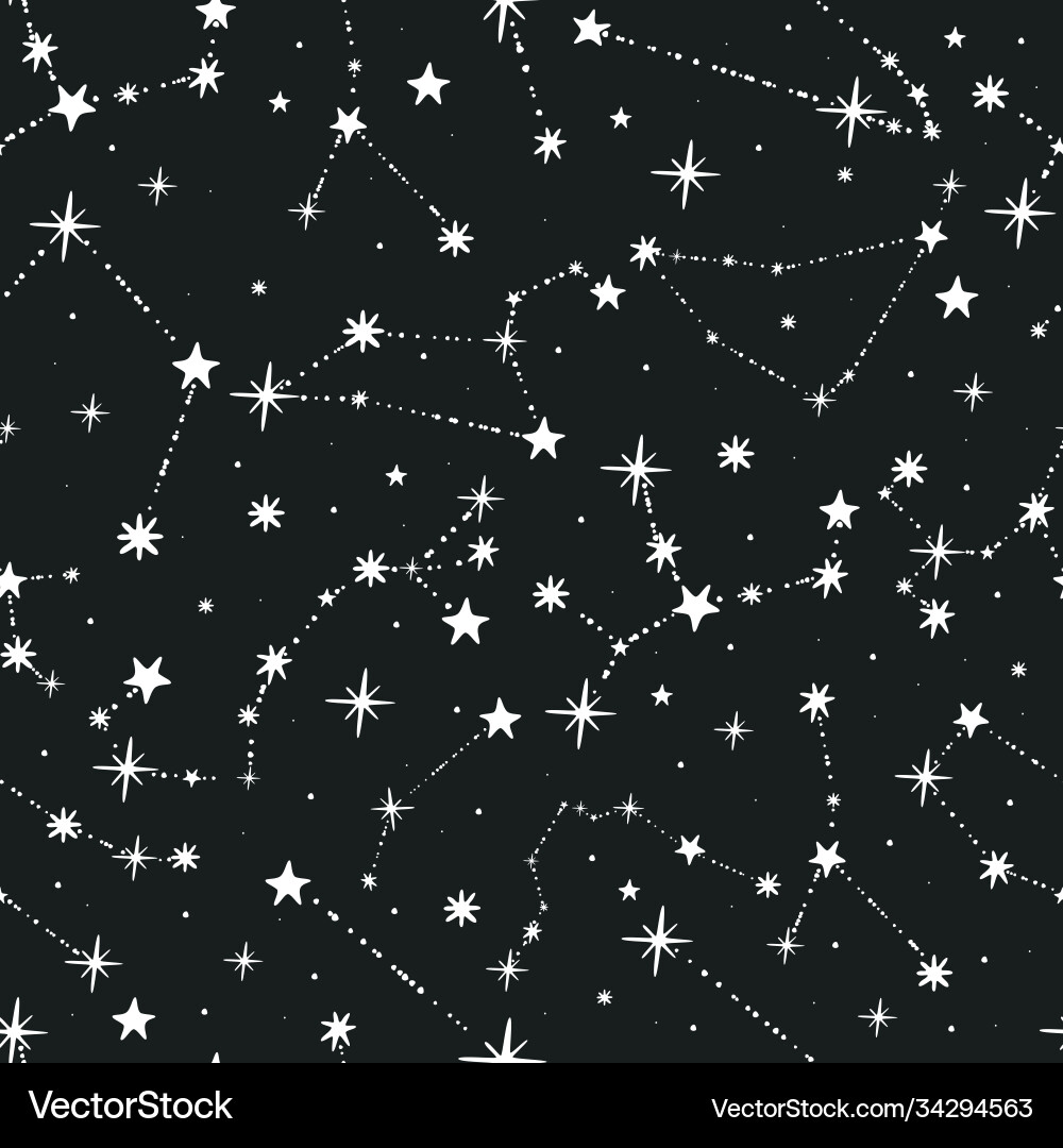 Seamless pattern from a set zodiac Seamless pattern from a set zodiac vector image