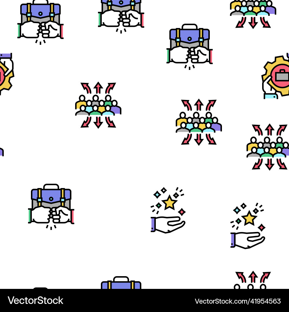 Solution business problem task seamless Solution business problem task seamless Vector Image