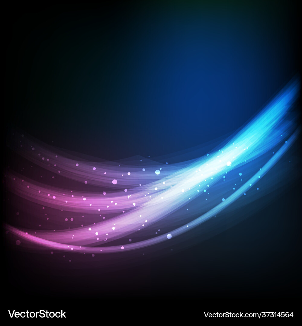 Abstract background with glowing waves Abstract background with glowing waves vector image
