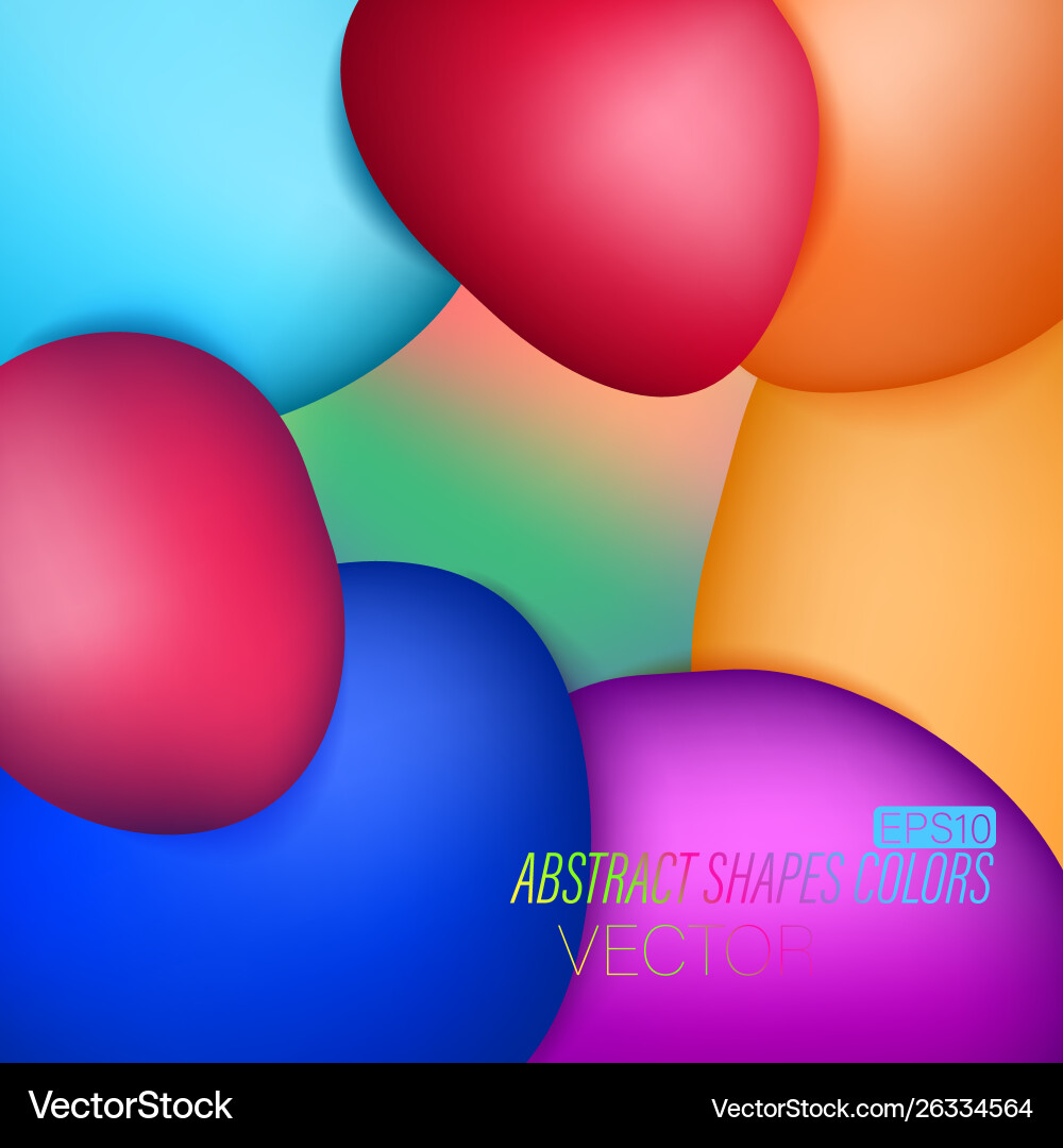 Abstract mesh colorful scene Vector Image