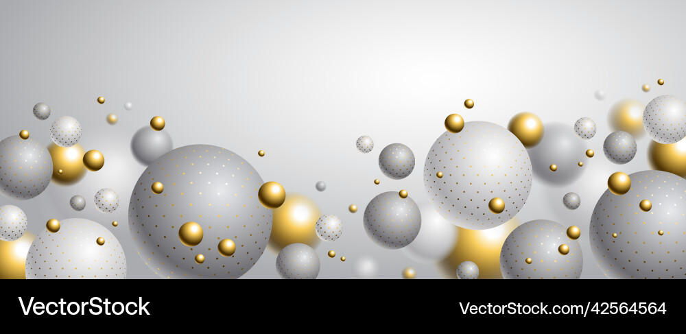 Abstract spheres background with blank copy space Abstract spheres background with blank copy space vector image