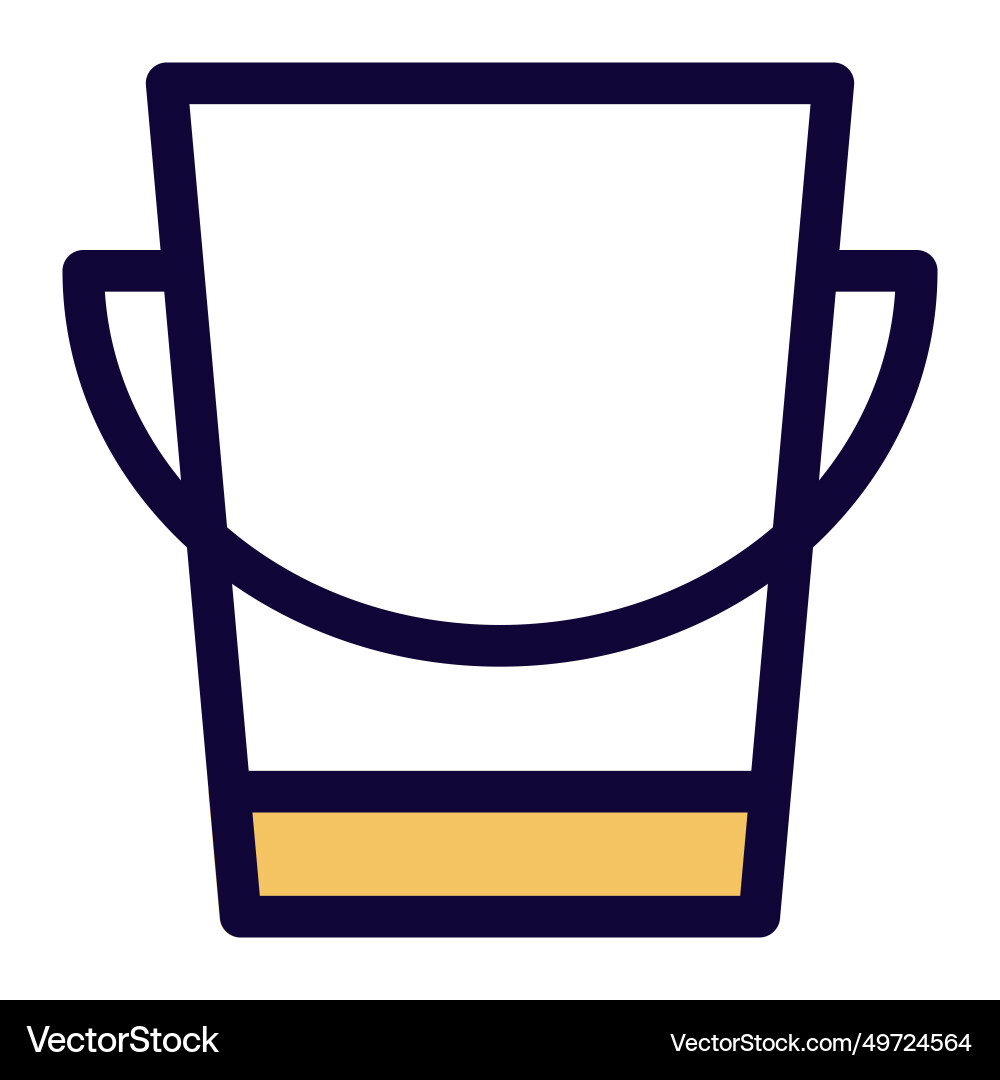 Container with handle for carrying liquids Vector Image