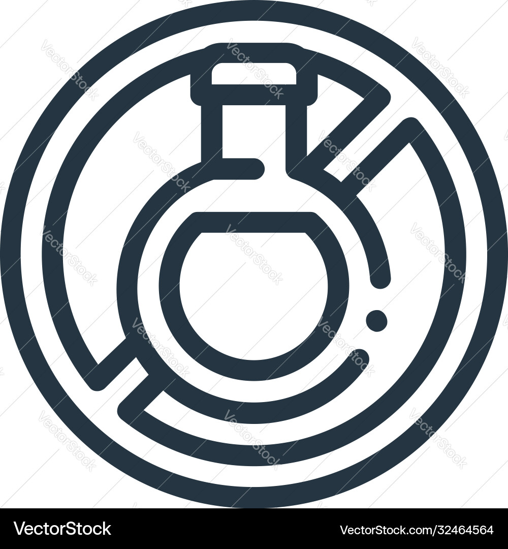 Drink icon editable stroke linear Drink icon editable stroke linear Vector Image