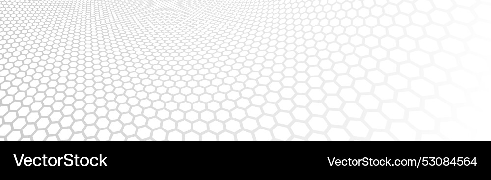 Hexagons pattern in 3d perspective abstract Hexagons pattern in 3d perspective abstract Vector Image
