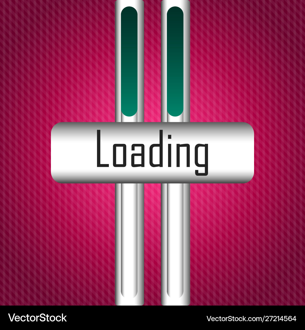 Loading bar image Vector Image