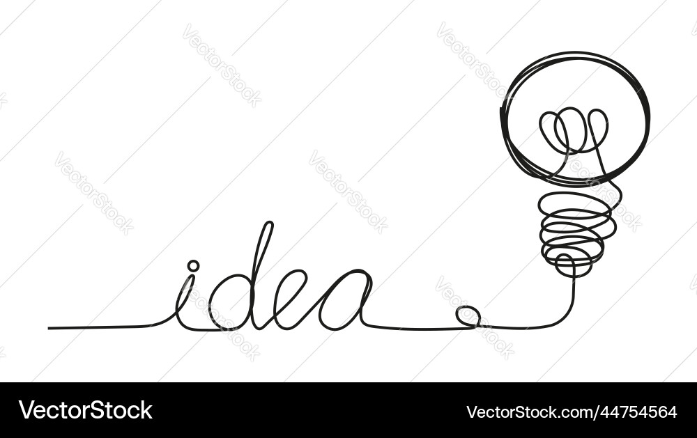 Metaphor of big idea in doddle line style Metaphor of big idea in doddle line style Vector Image