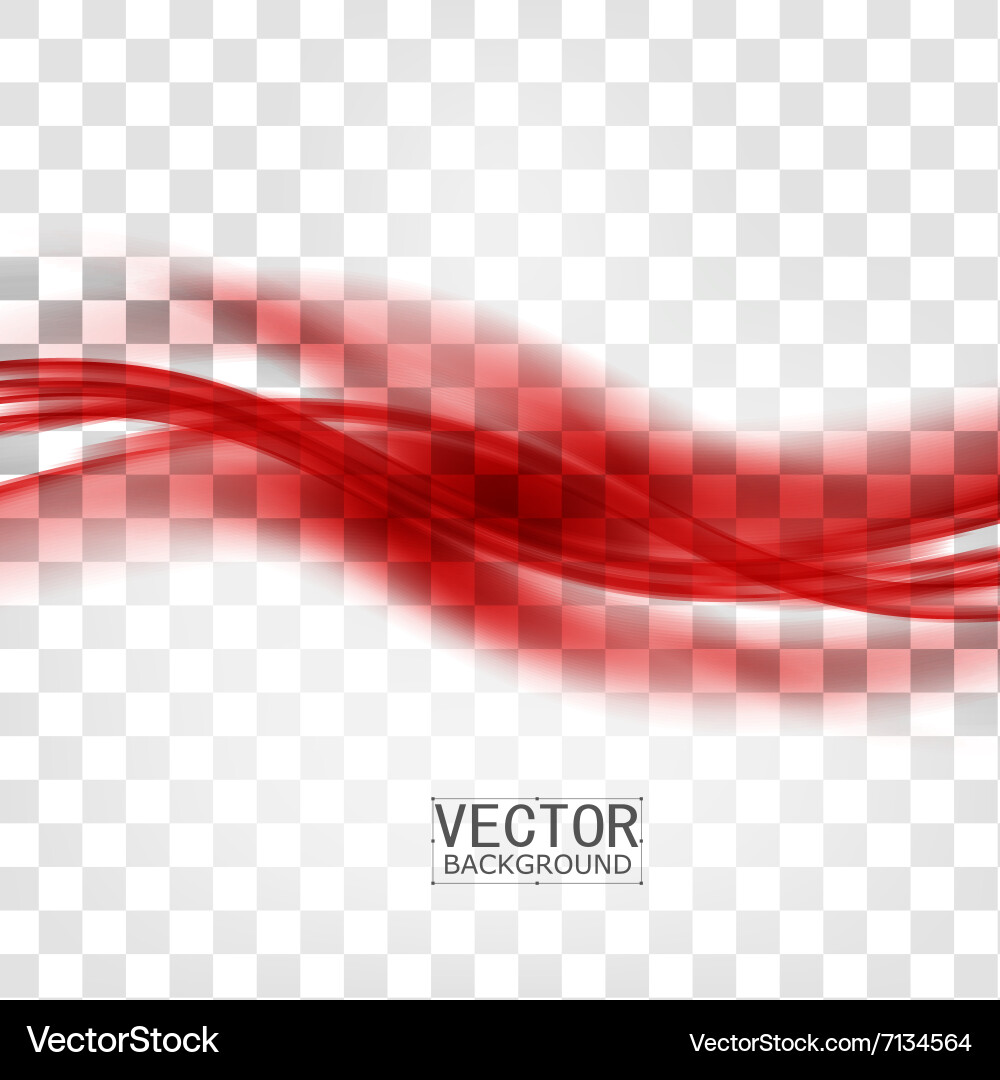 Red background curve vector image