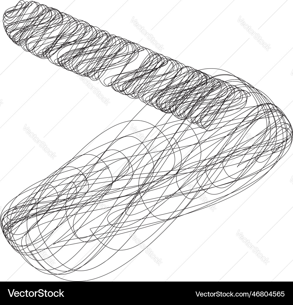 Abstract doodle symbol Abstract doodle symbol vector image