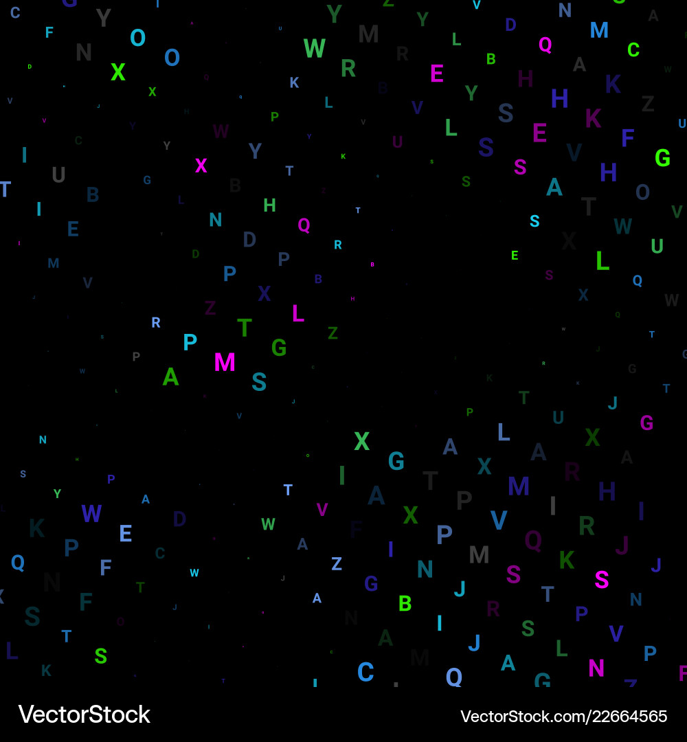 Abstract texture with letters Abstract texture with letters vector image
