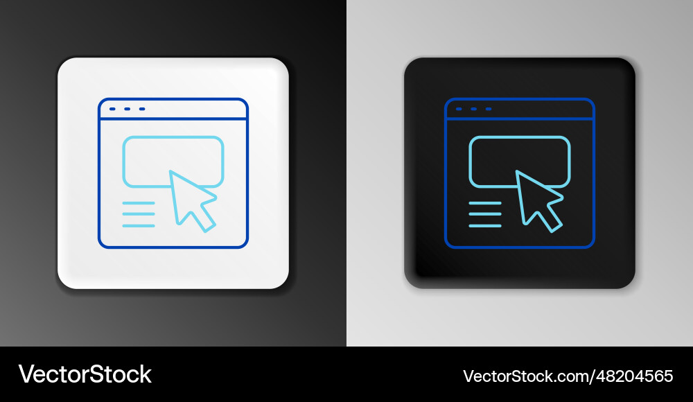 Line ui or ux design icon isolated on grey Line ui or ux design icon isolated on grey vector image