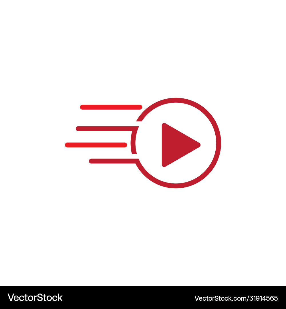 Play icon design Play icon design vector image