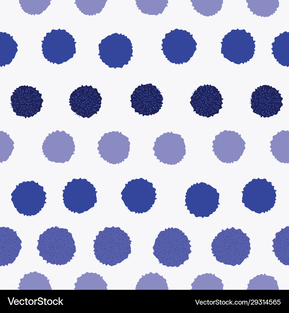 Seamless pattern pom bobble dots Seamless pattern pom bobble dots Vector Image