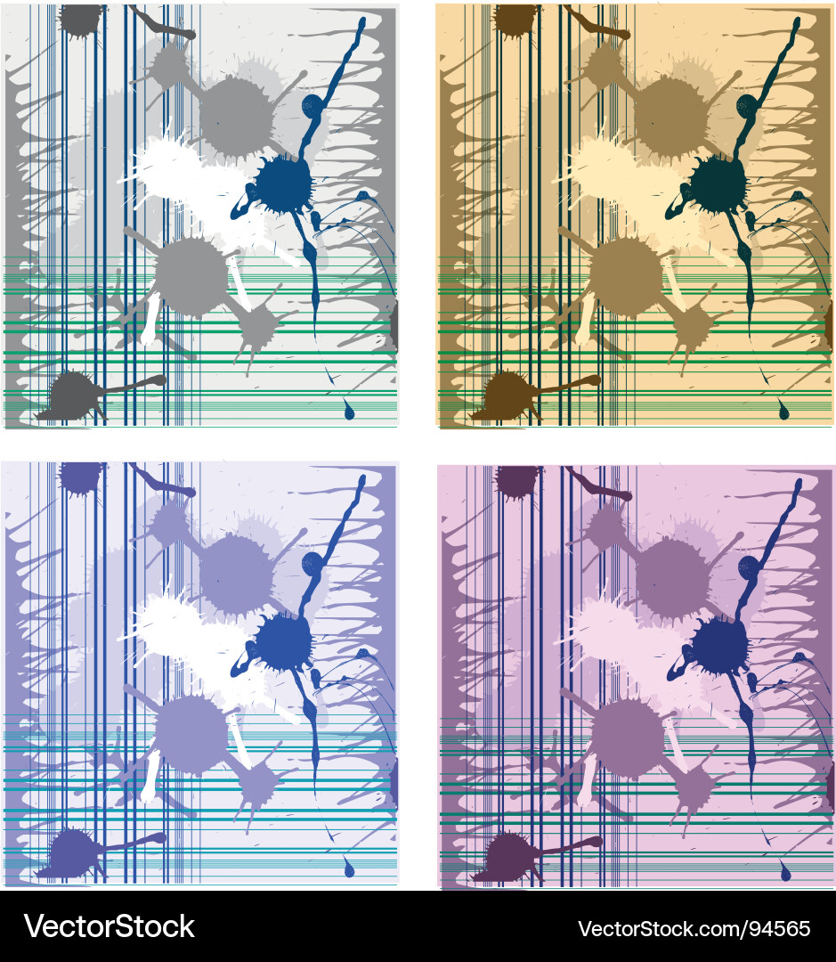 Splash pattern vector image