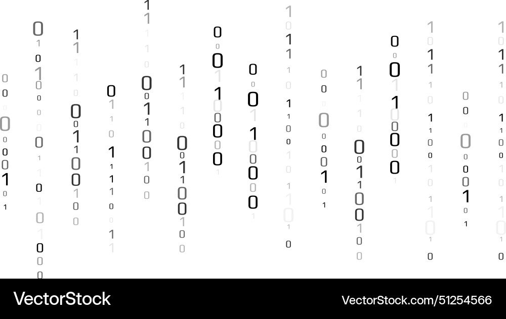 Binary data design element digital abstract Vector Image