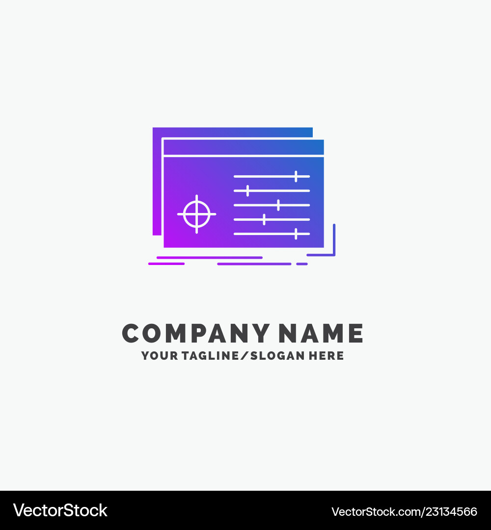 File object processing settings software purple File object processing settings software purple Vector Image