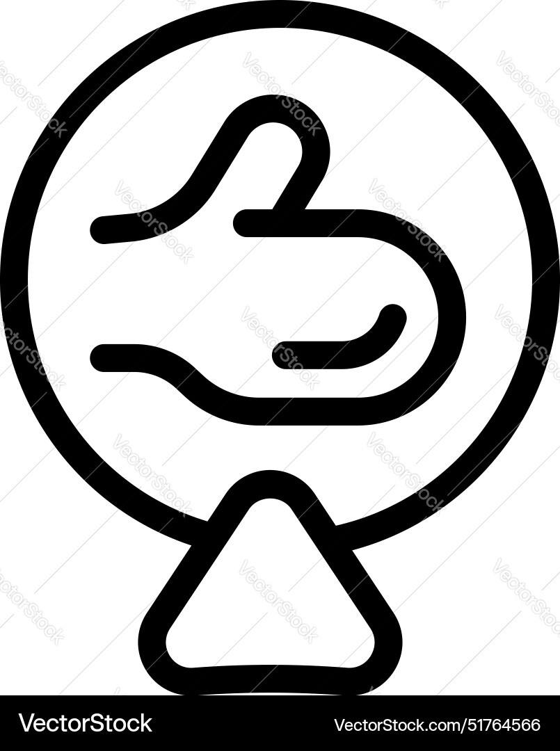 Hand showing thumb up gesture inside a circle Hand showing thumb up gesture inside a circle vector image