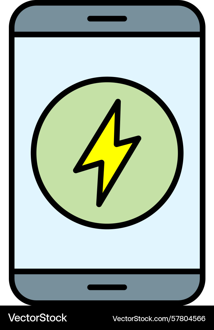 Instant line filled icon Vector Image