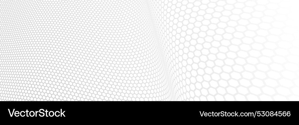 Network concept hexagonal pattern in 3d Network concept hexagonal pattern in 3d Vector Image