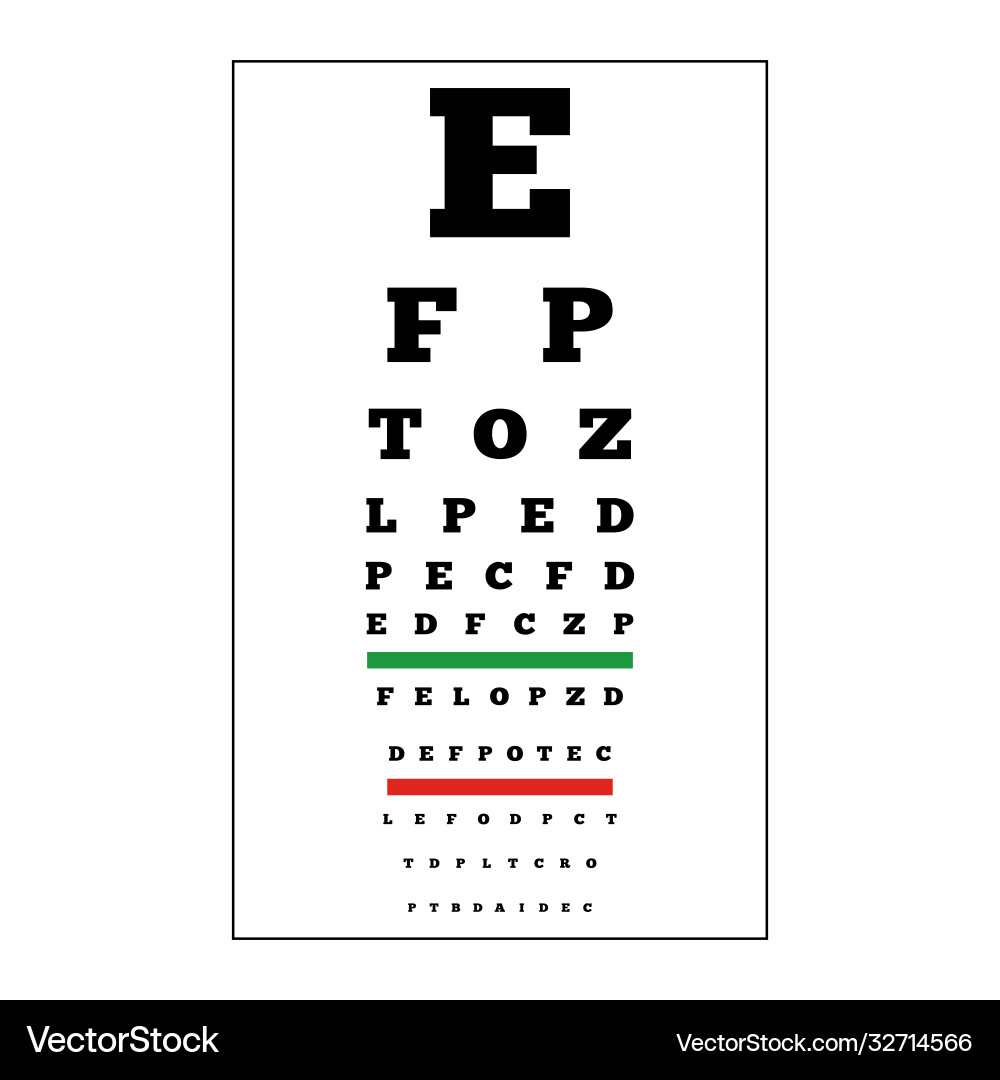 optical-eye-test-design-royalty-free-vector-image for Free Printable Eye Test Chart Optical eye test design Royalty Free Vector Image for Free Printable Eye Test Chart
