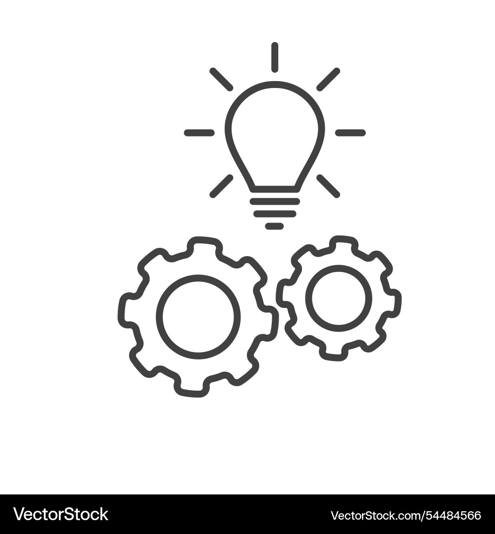 Problem solution icon element design template Problem solution icon element design template vector image