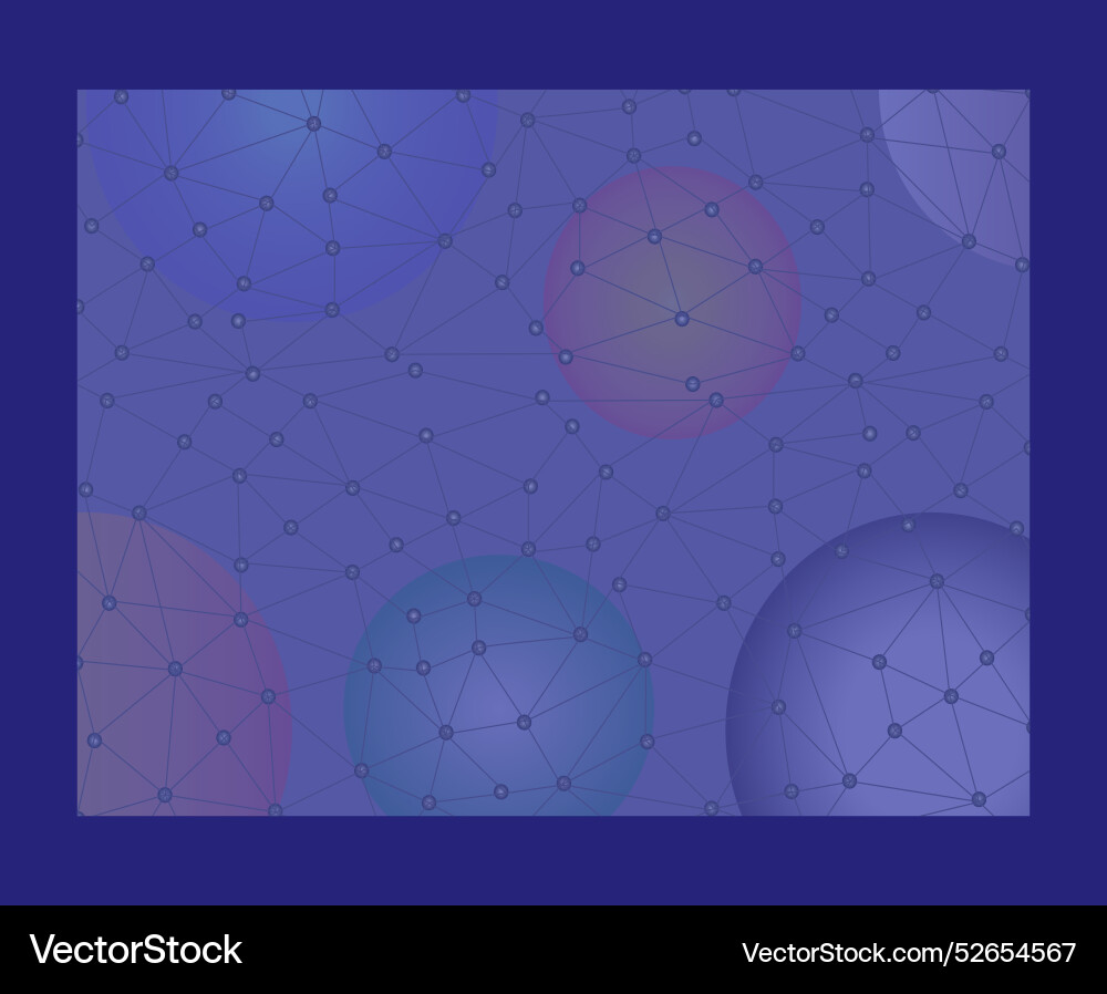 Digital gradient network connection icon vector image
