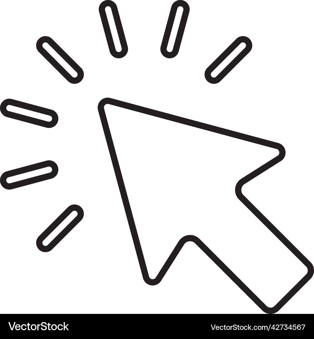 Pointer icon Pointer icon vector image