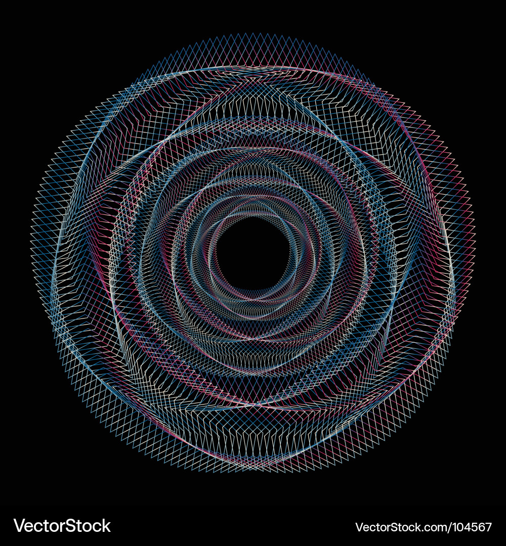 Spirograph Rose Pattern vector image