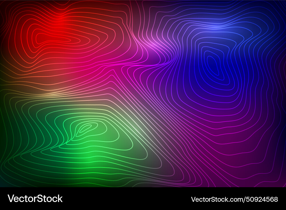 Abstract curves on a colorful background Abstract curves on a colorful background vector image