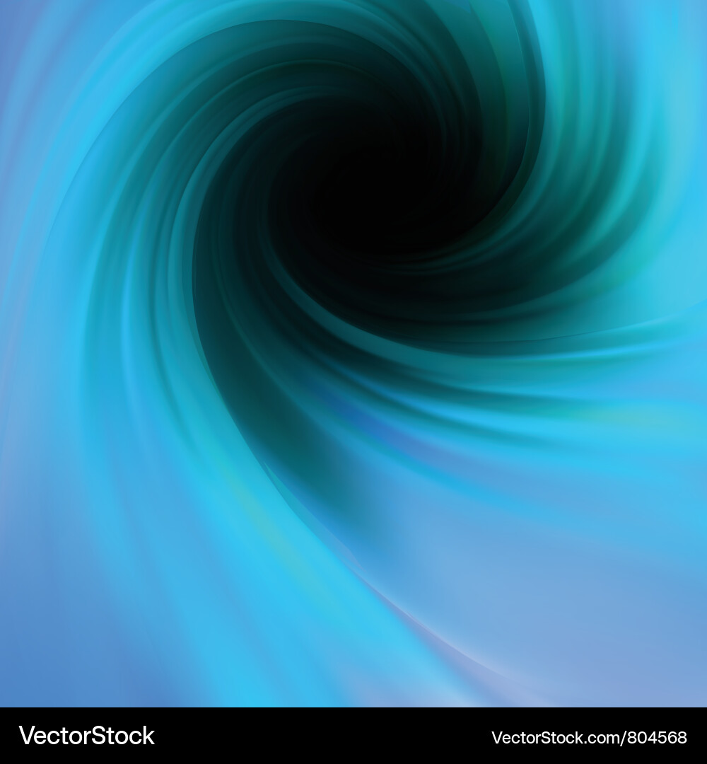 Abstract Fiery Swirl Fractal Vector Image