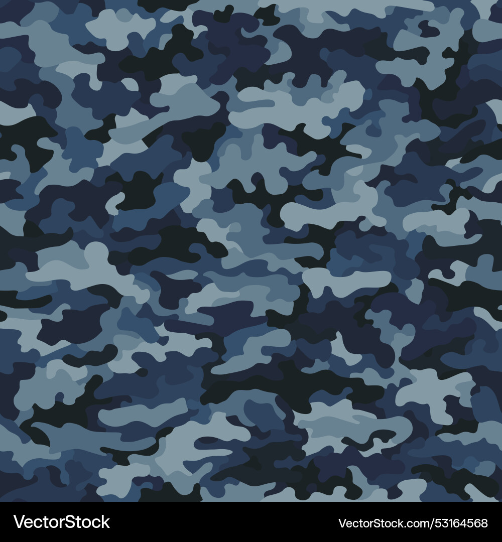 Camouflage texture seamless pattern abstract Vector Image