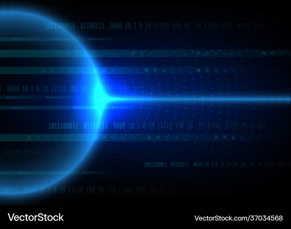 Circuit technology background with hi-tech Vector Image