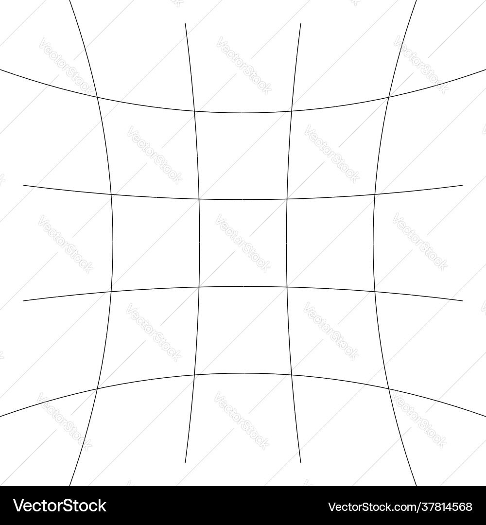 Grid mesh lattice grating with distort deform Grid mesh lattice grating with distort deform vector image
