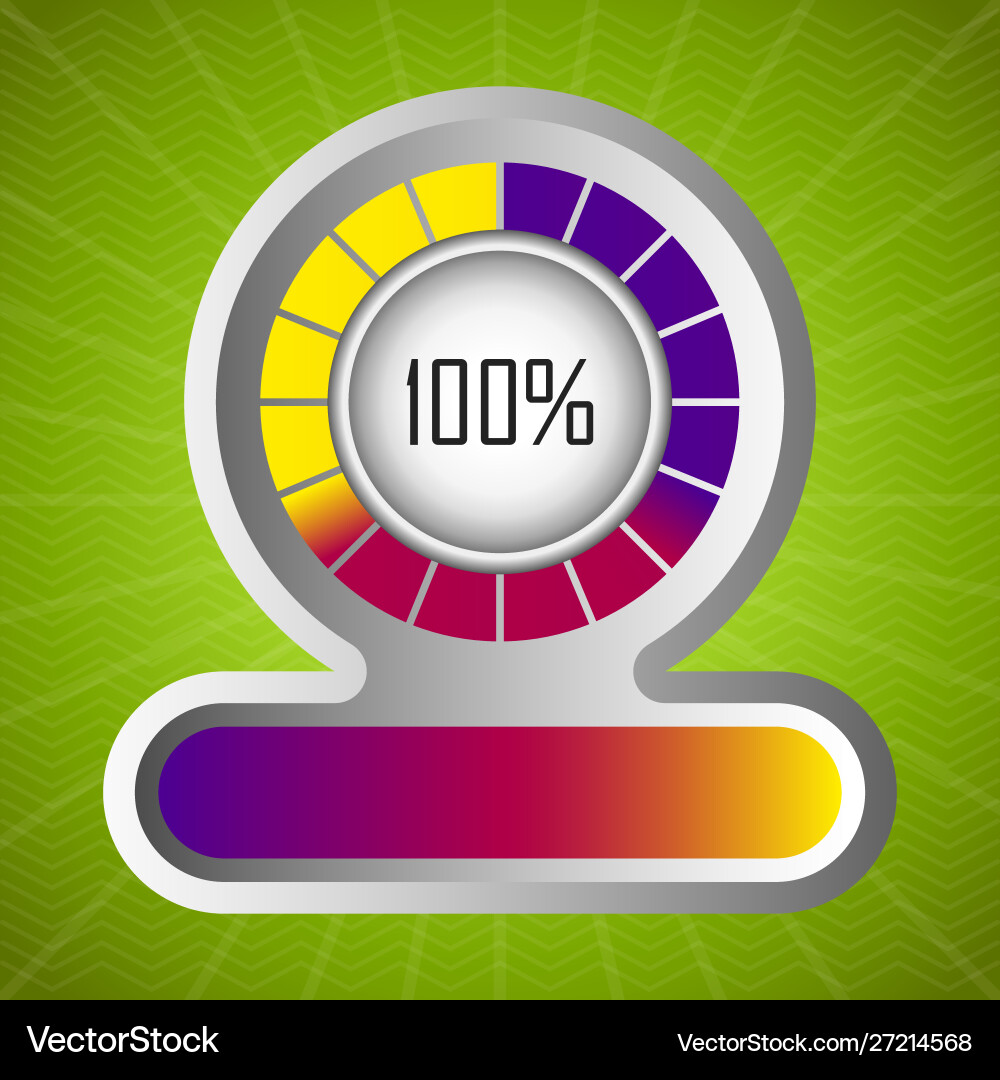 Loading bar image Vector Image