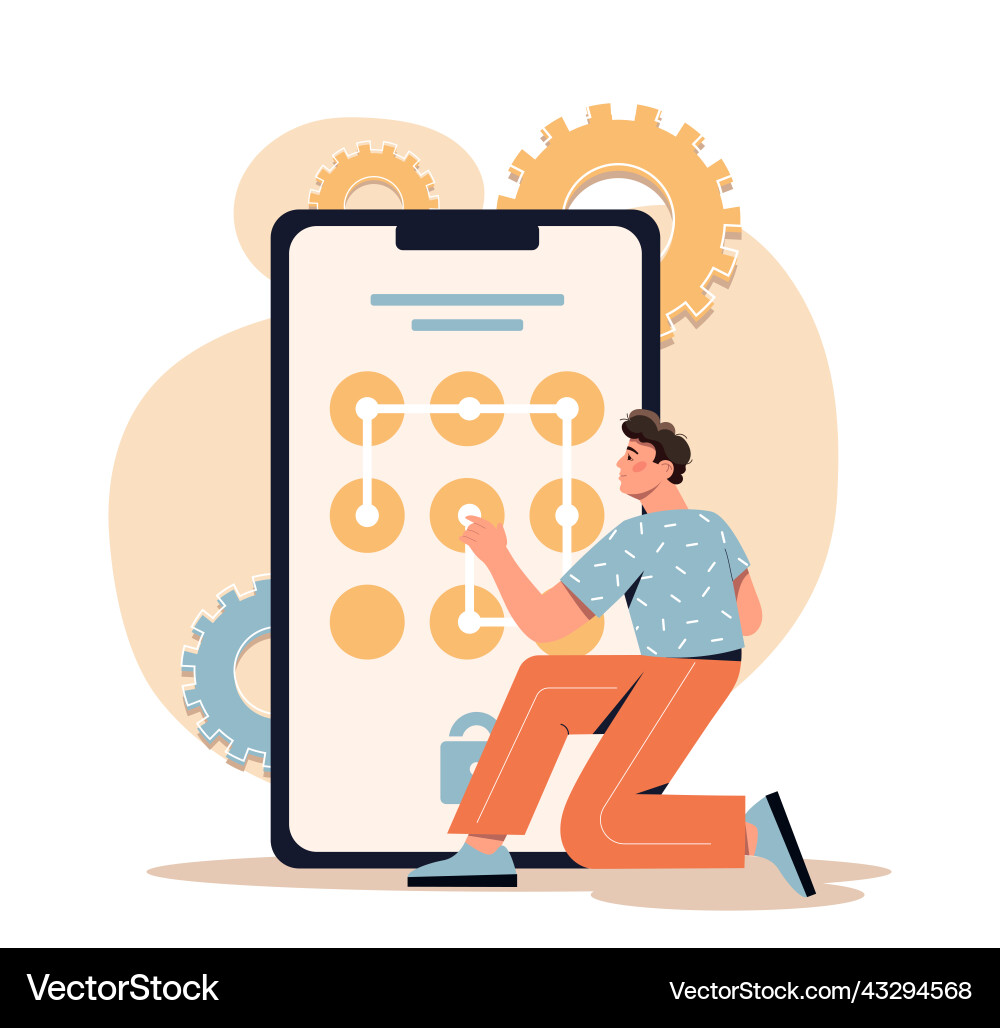 Personal data security Vector Image