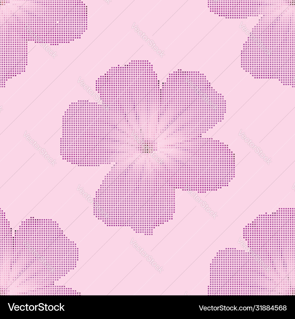 Purple flower pattern print repeat background Purple flower pattern print repeat background vector image