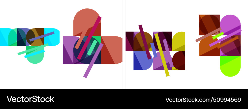 A bunch of colorful objects are stacked on top A bunch of colorful objects are stacked on top vector image