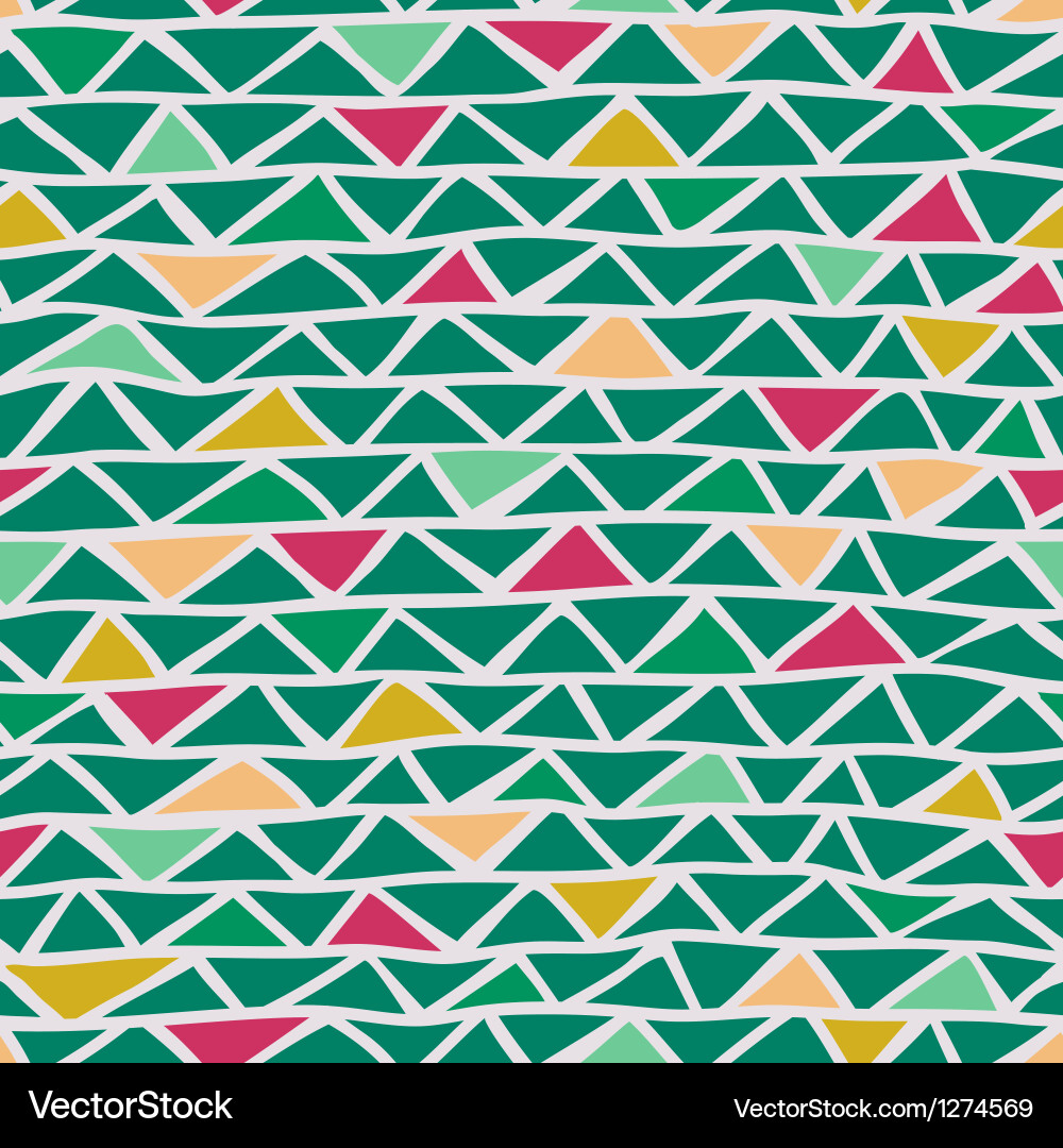 Abstract triangle seamless pattern vector image