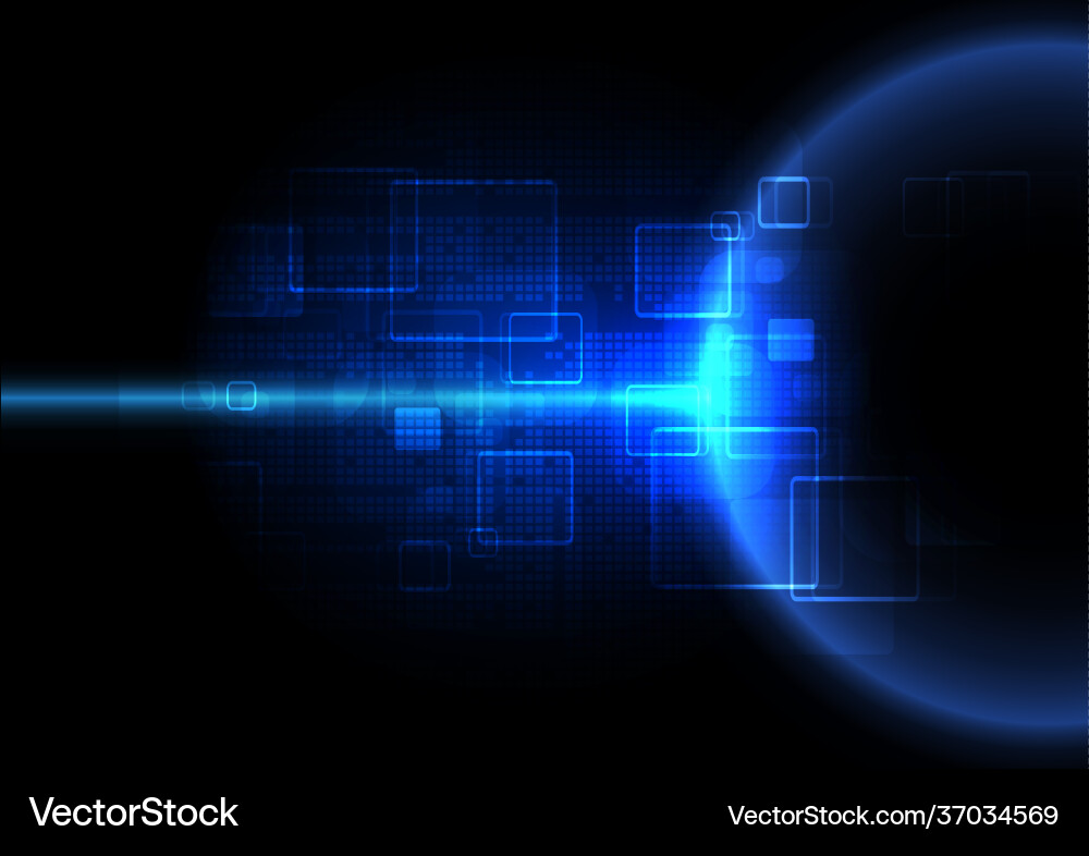 Circuit technology background with hi-tech Circuit technology background with hi-tech vector image