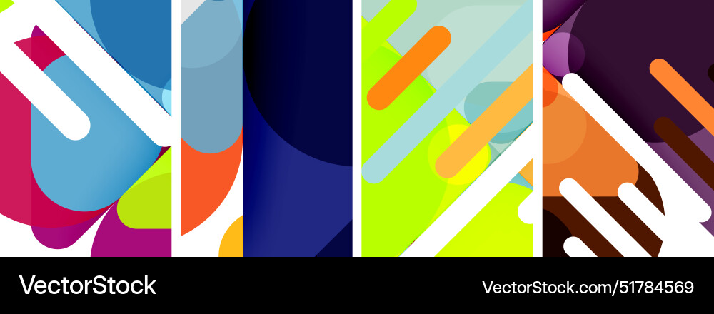 Geometric elements abstract backgrounds Royalty Free Vector