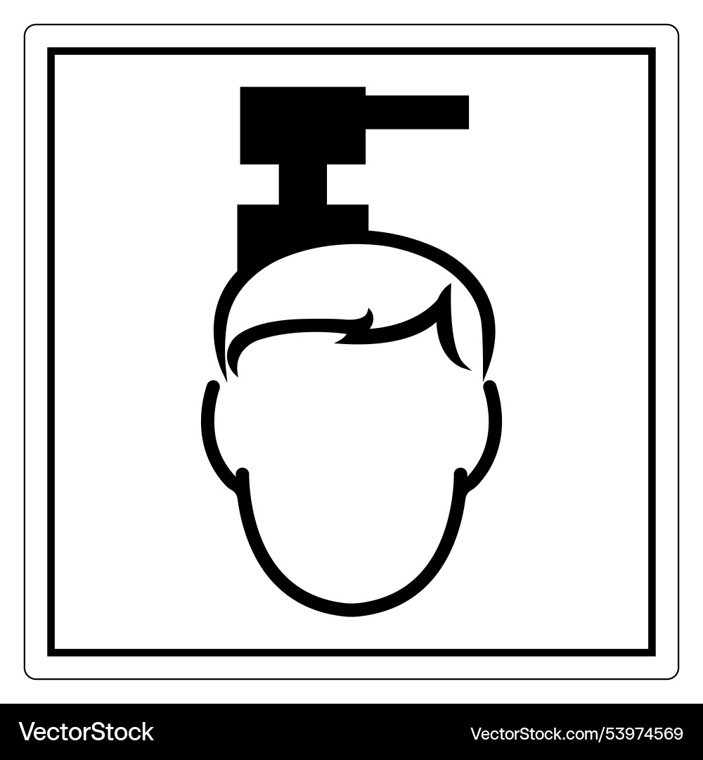 Hair care icon with pump and silhouette design Hair care icon with pump and silhouette design vector image
