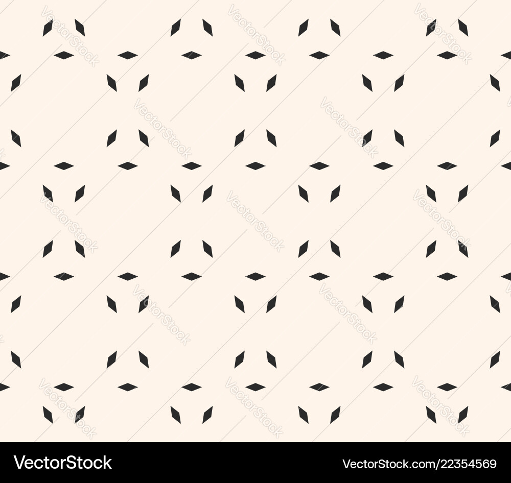 Minimal seamless pattern simple monochrome Vector Image