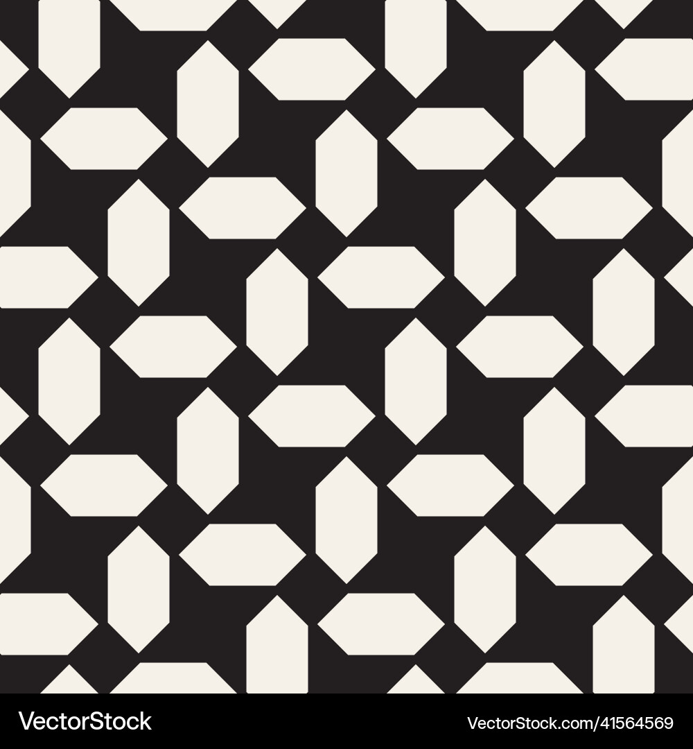 Seamless pattern repeating geometric elements Vector Image