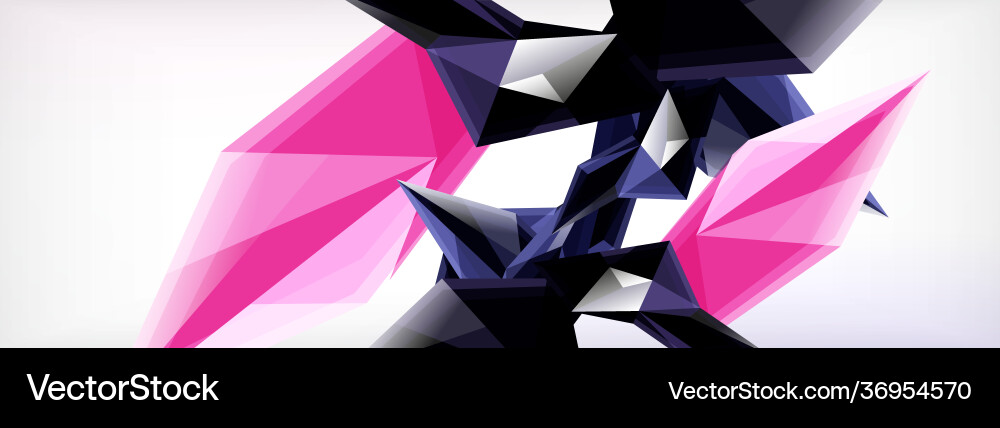 3d triangles and pyramids abstract 3d triangles and pyramids abstract Vector Image