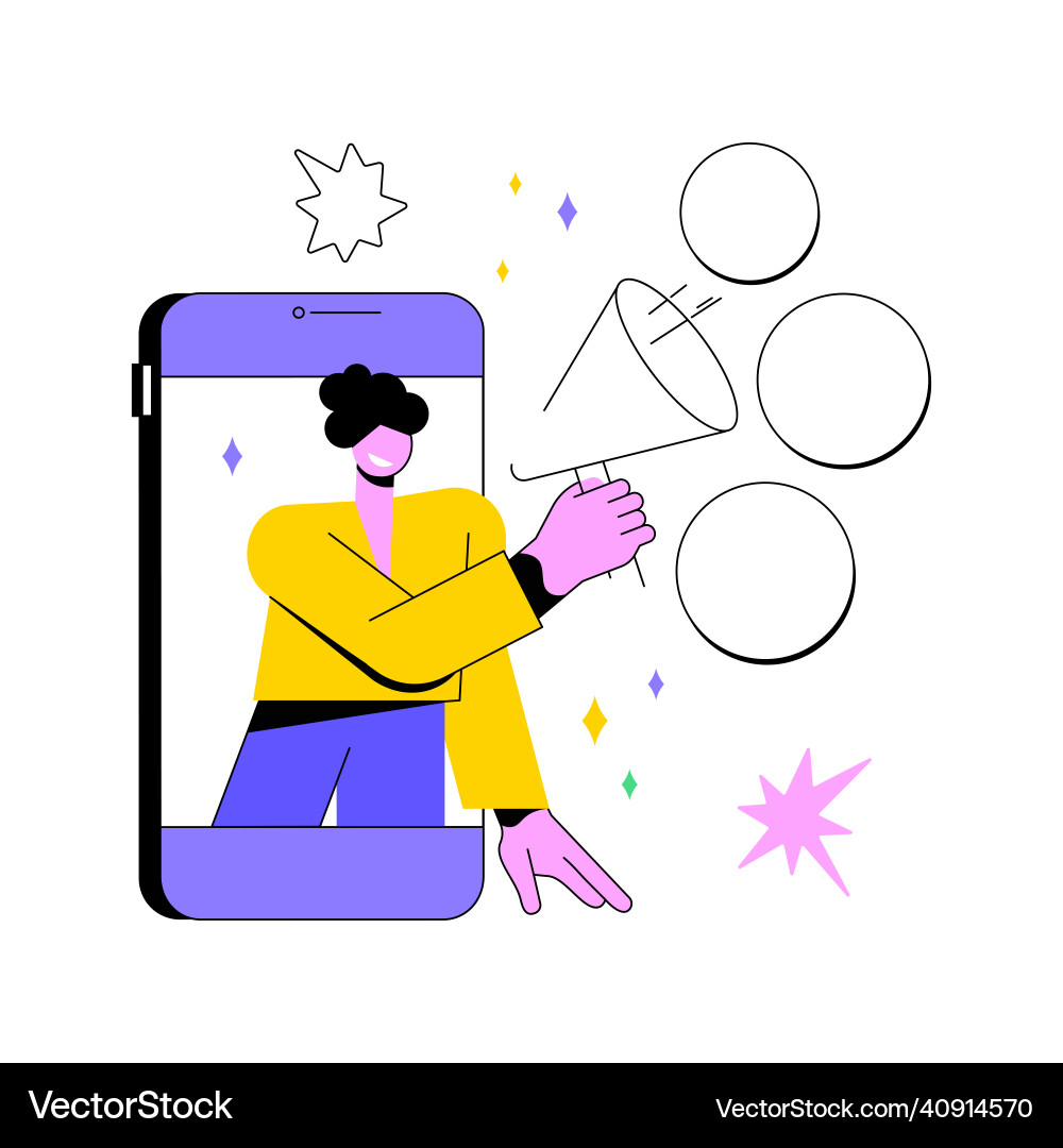 Referral program abstract concept Referral program abstract concept vector image
