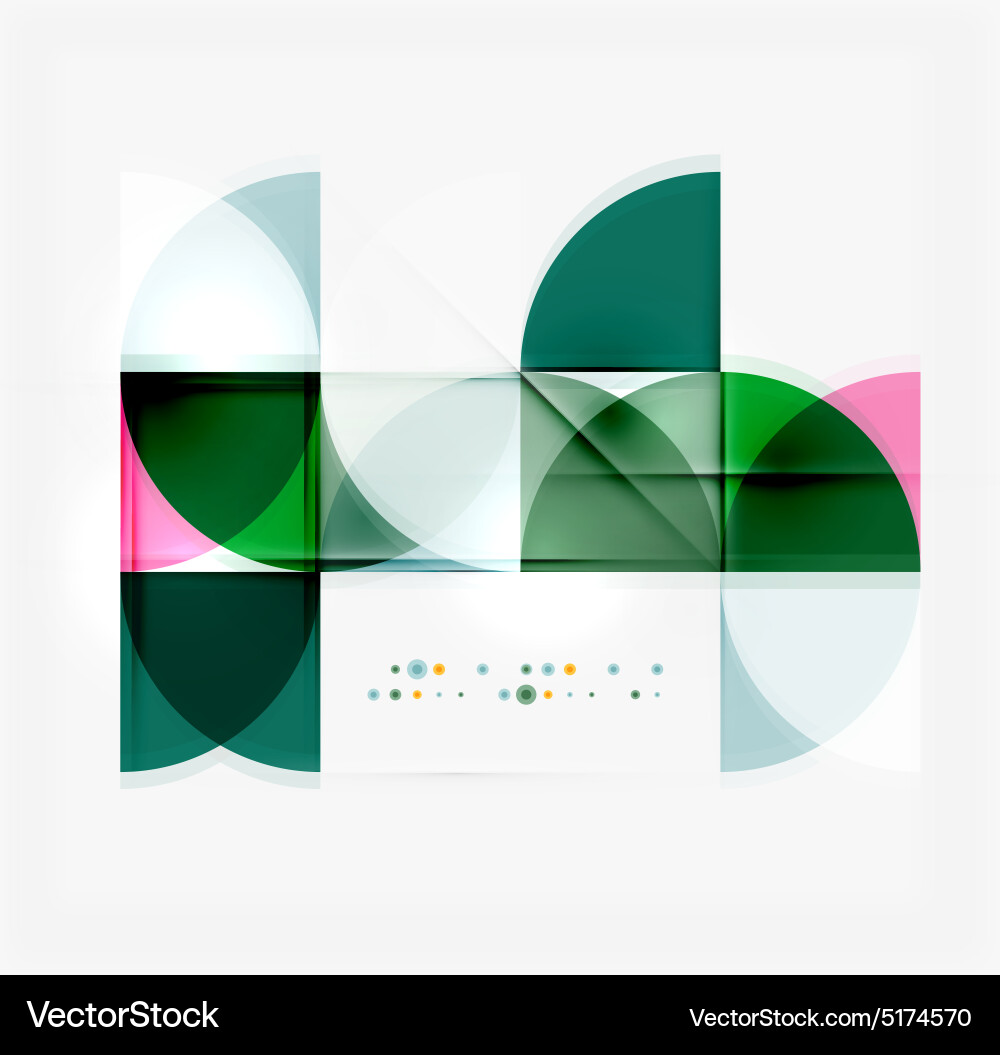 Semicircle triangle pattern Vector Image