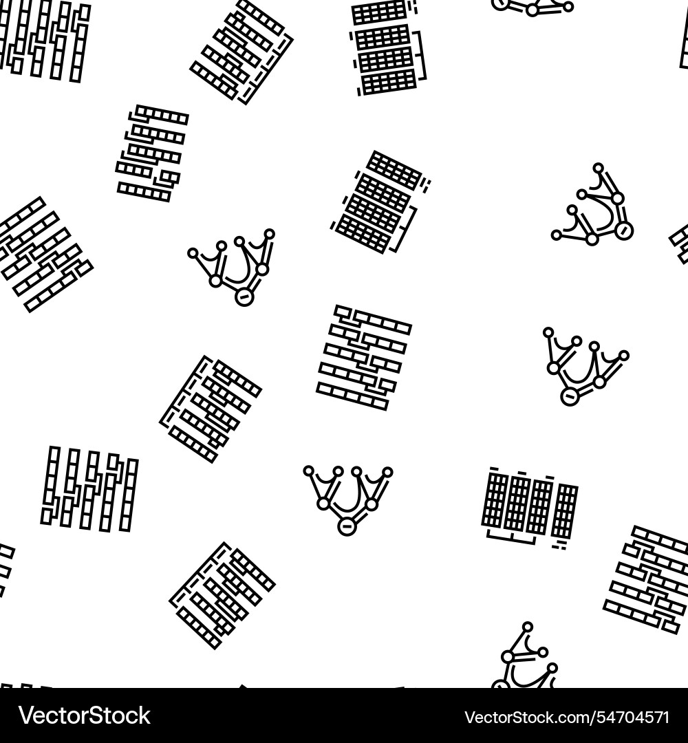 Algorithm data technology ai seamless pattern Algorithm data technology ai seamless pattern vector image