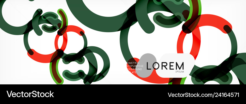 Circular lines design background Vector Image