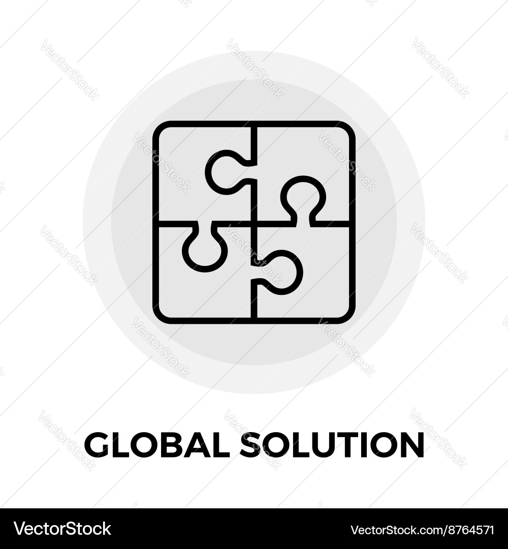 Puzzle Solution Icon Vector Image