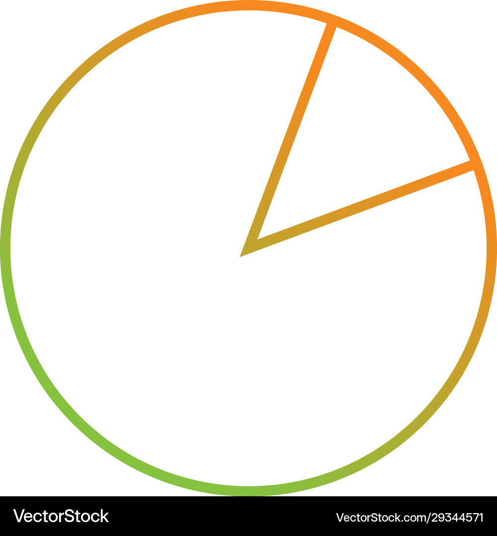 Unique data usage line icon vector image