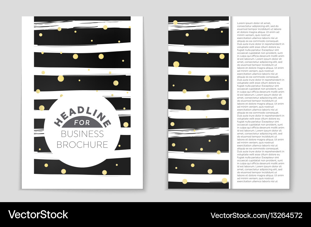 Abstract layout background set for art Vector Image